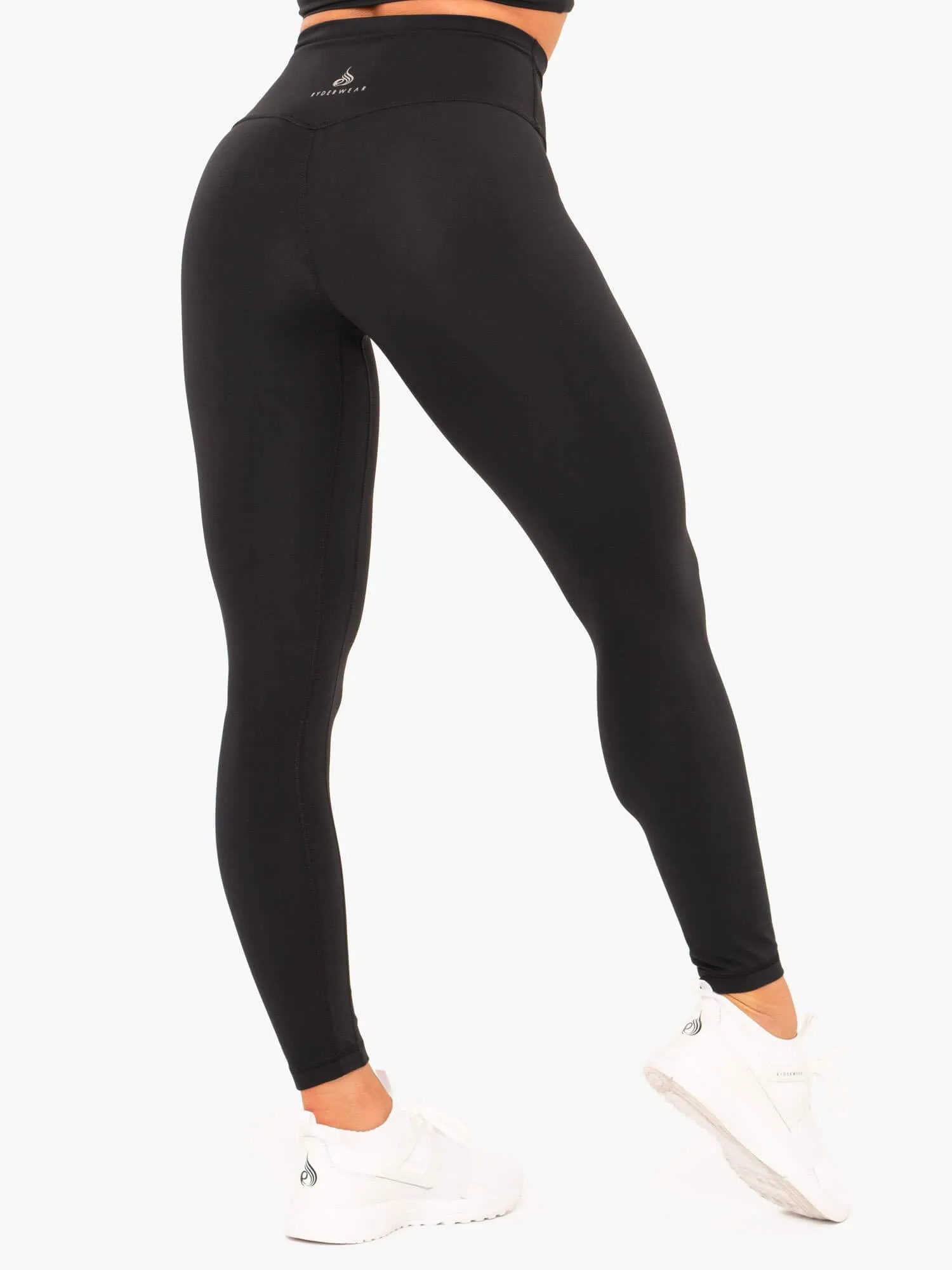NKD High Waisted Leggings - Black sold by Ryderwear product image thumbnail 2