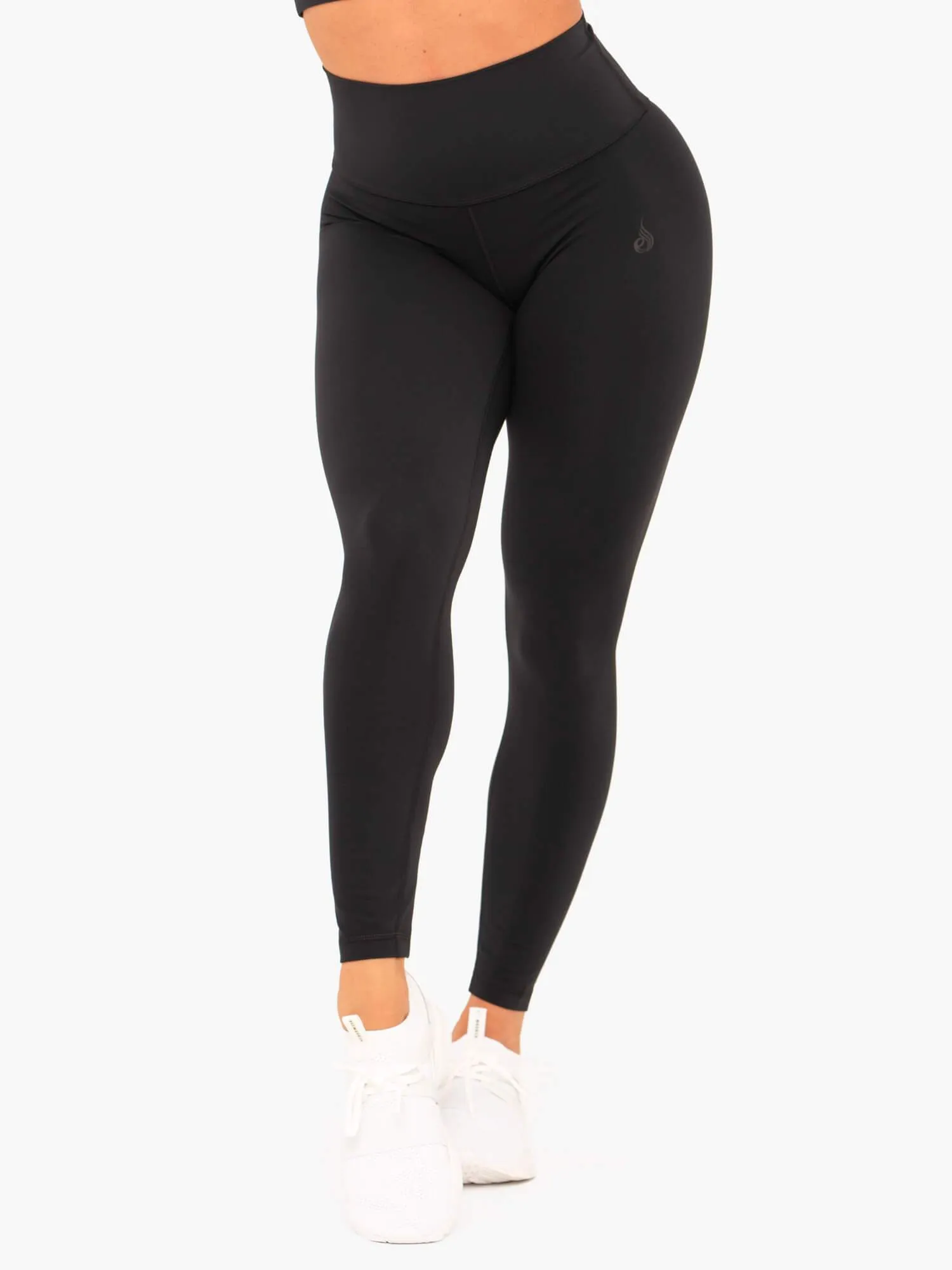 NKD High Waisted Leggings - Black sold by Ryderwear product image thumbnail 3