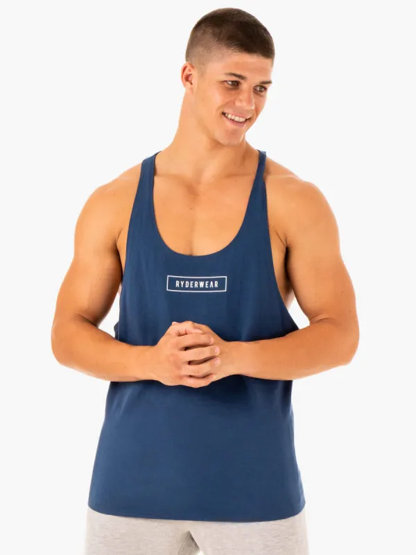 Recharge Stringer T-Back - Blue sold by Ryderwear