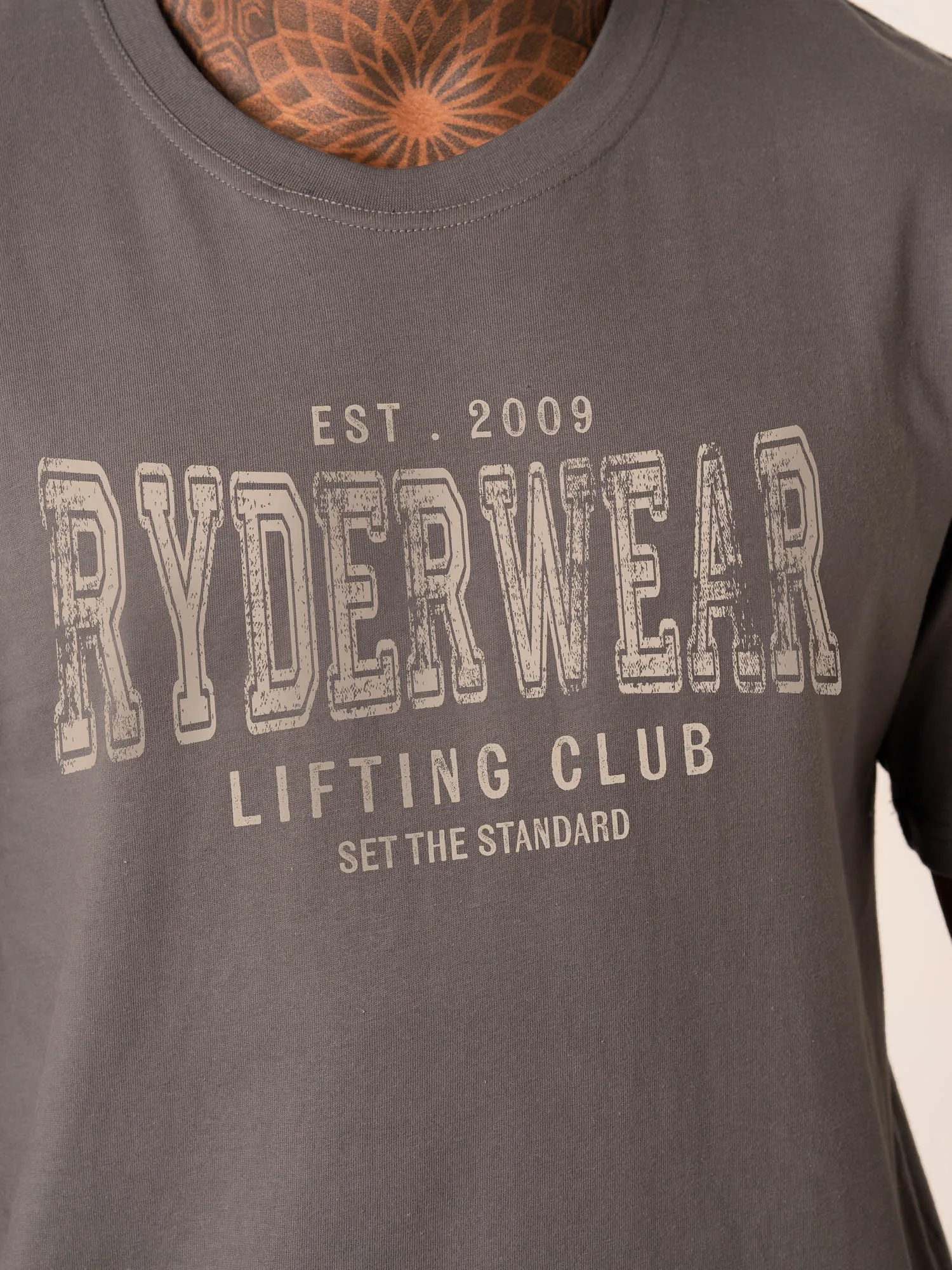 Grit Oversized T-Shirt - Charcoal sold by Ryderwear product image thumbnail 3