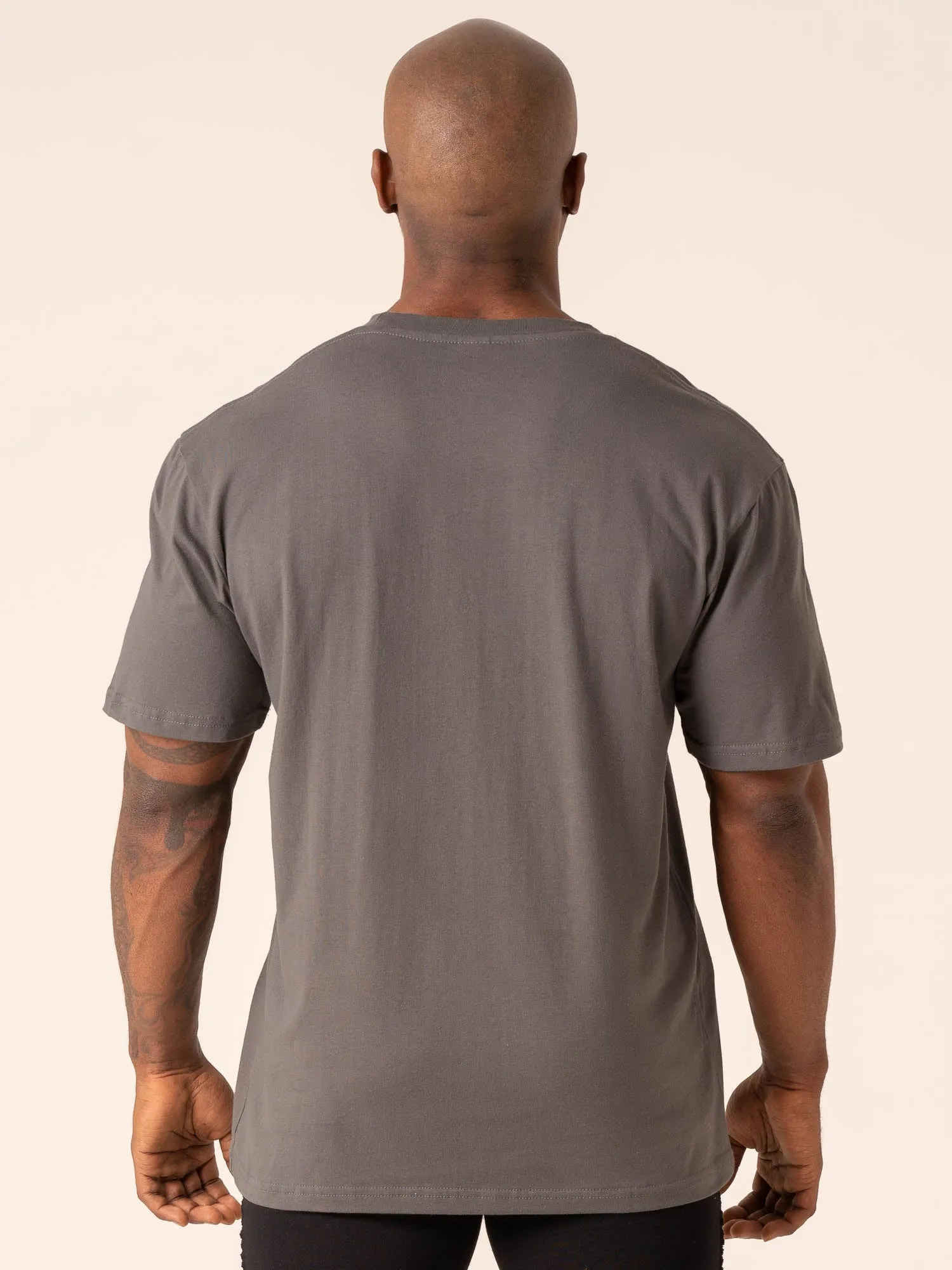 Grit Oversized T-Shirt - Charcoal sold by Ryderwear product image thumbnail 2