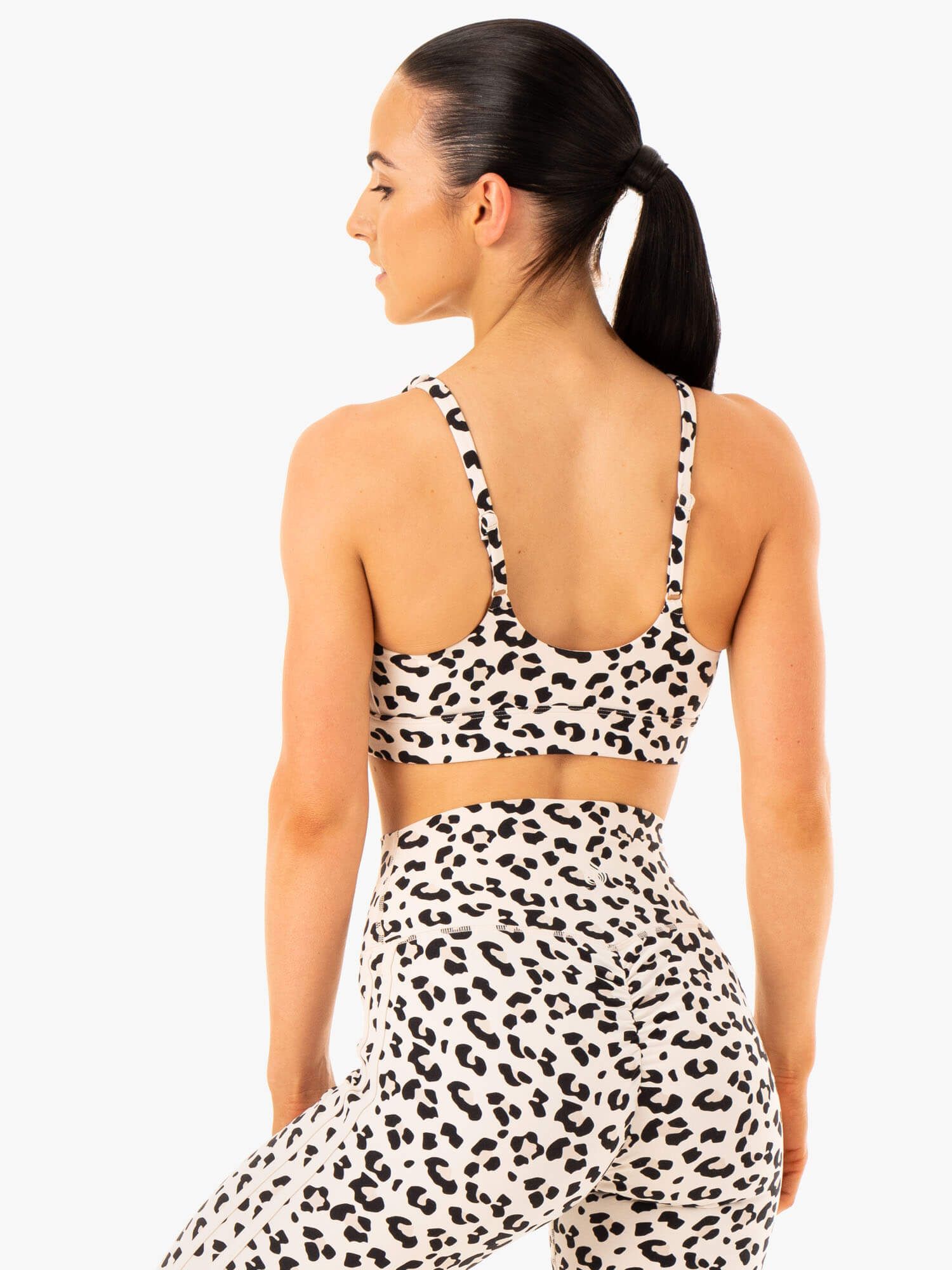 Evolution Sports Bra - Ivory Leopard sold by Ryderwear product image thumbnail 2