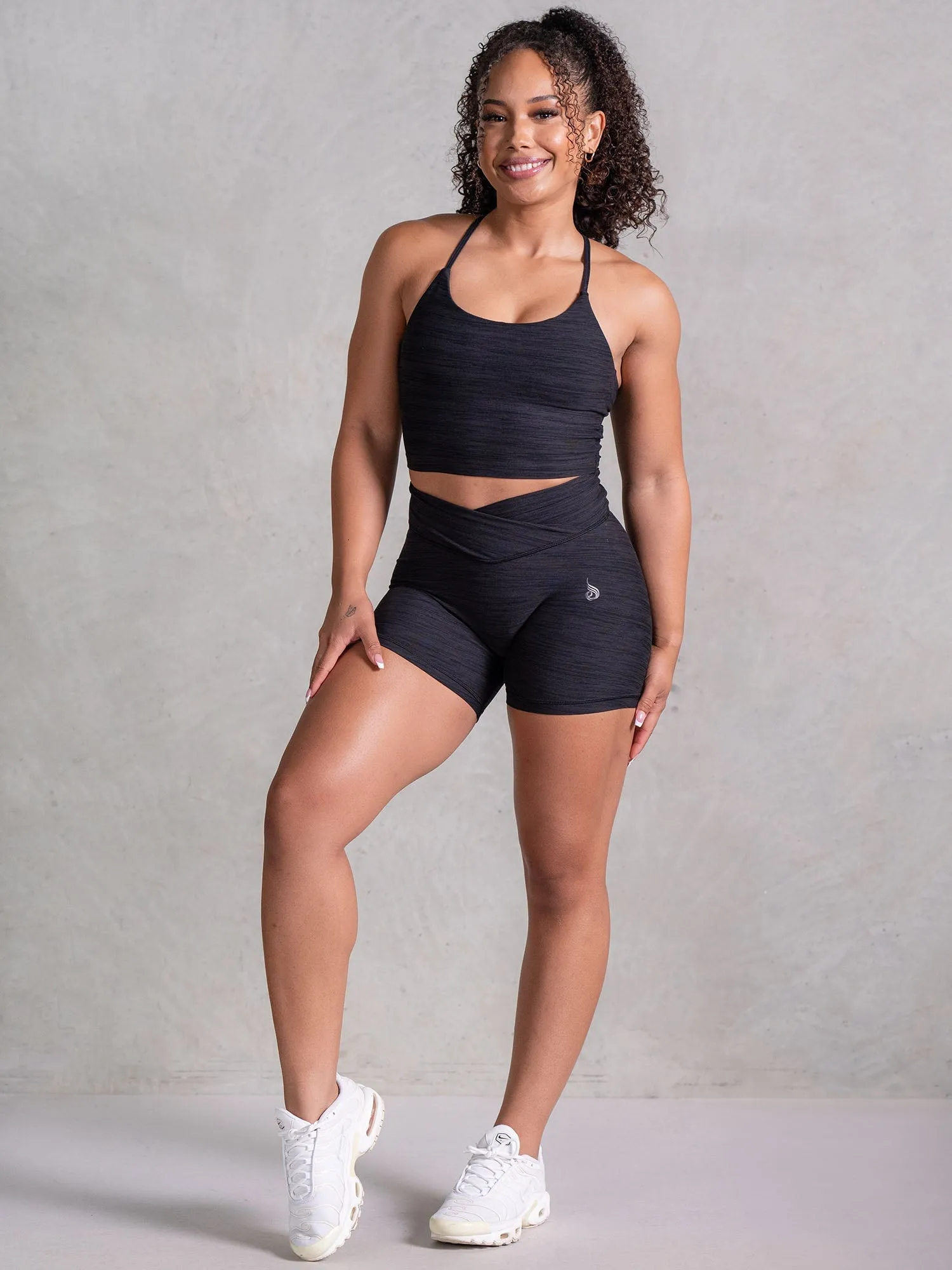 Icon Tank Bra - Black Marl sold by Ryderwear product image thumbnail 4