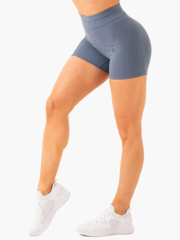 Advance Compression Short - Steel Blue sold by Ryderwear