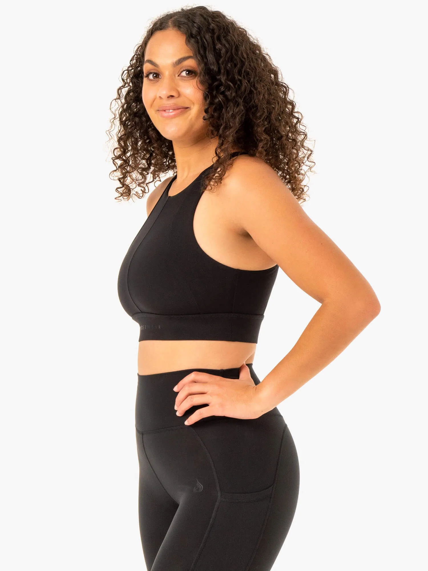 Reset High Impact Sports Bra - Black sold by Ryderwear product image thumbnail 3