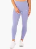 Base Full Length High Waisted Leggings - Purple sold by Ryderwear