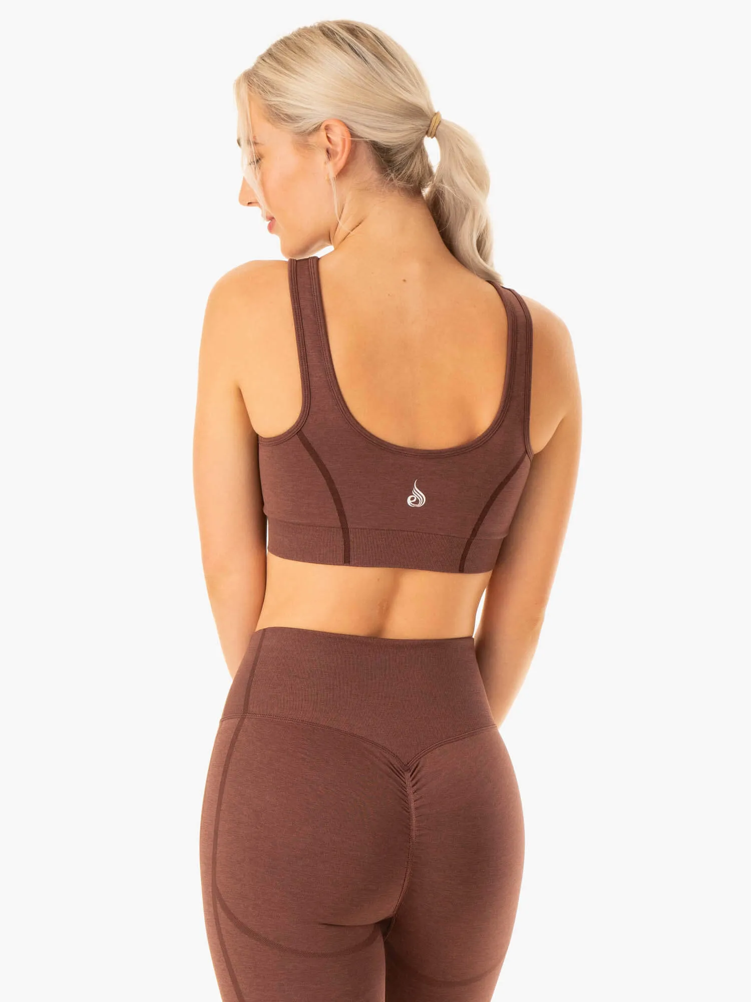Enhance Seamless Sports Bra - Chocolate sold by Ryderwear product image thumbnail 3