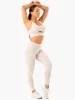 Vital High Waisted Scrunch Leggings - Snow Grey sold by Ryderwear