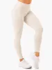 Vital High Waisted Scrunch Leggings - Snow Grey sold by Ryderwear