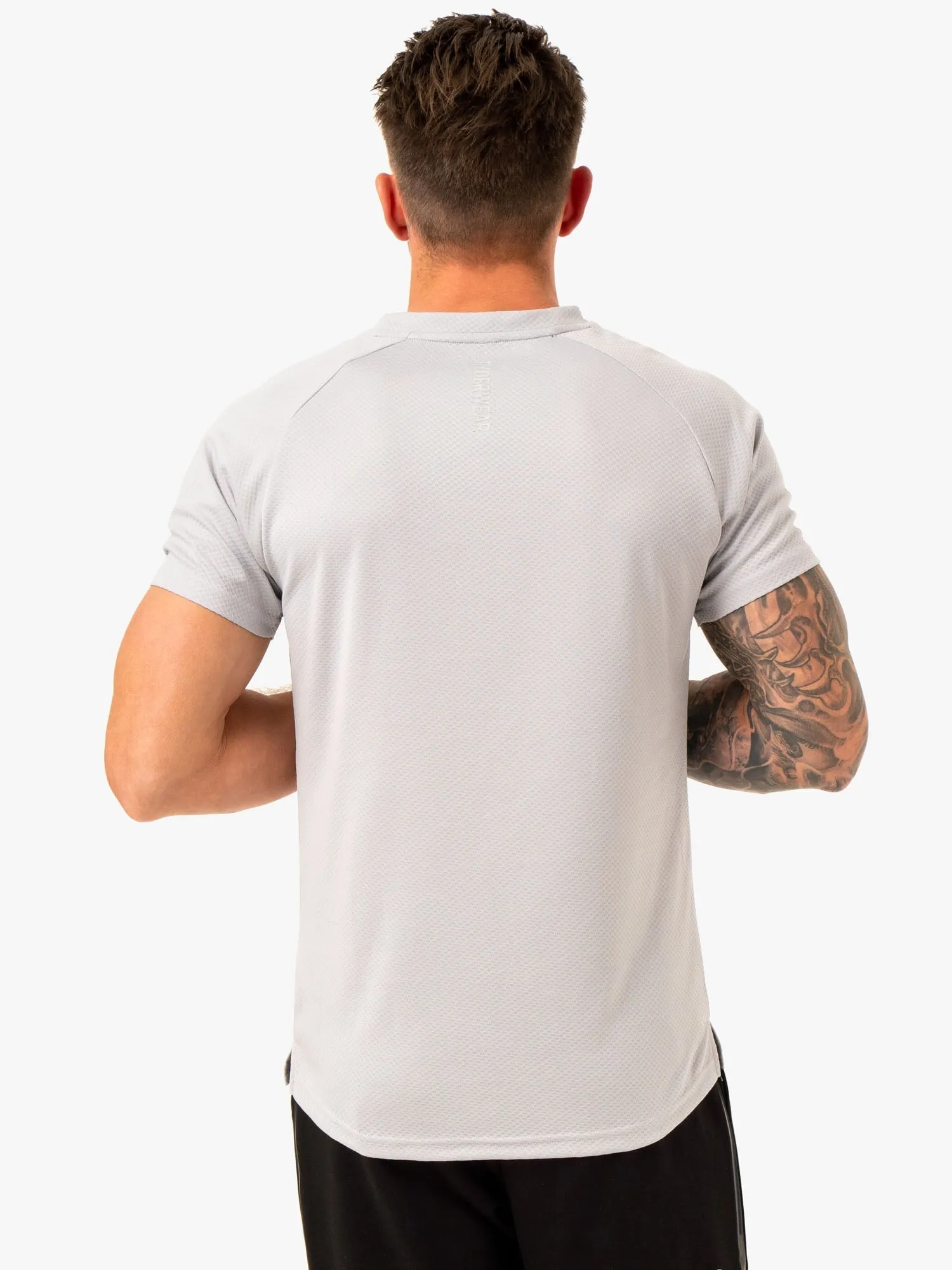 Enhance T-Shirt - Snow Grey sold by Ryderwear product image thumbnail 2