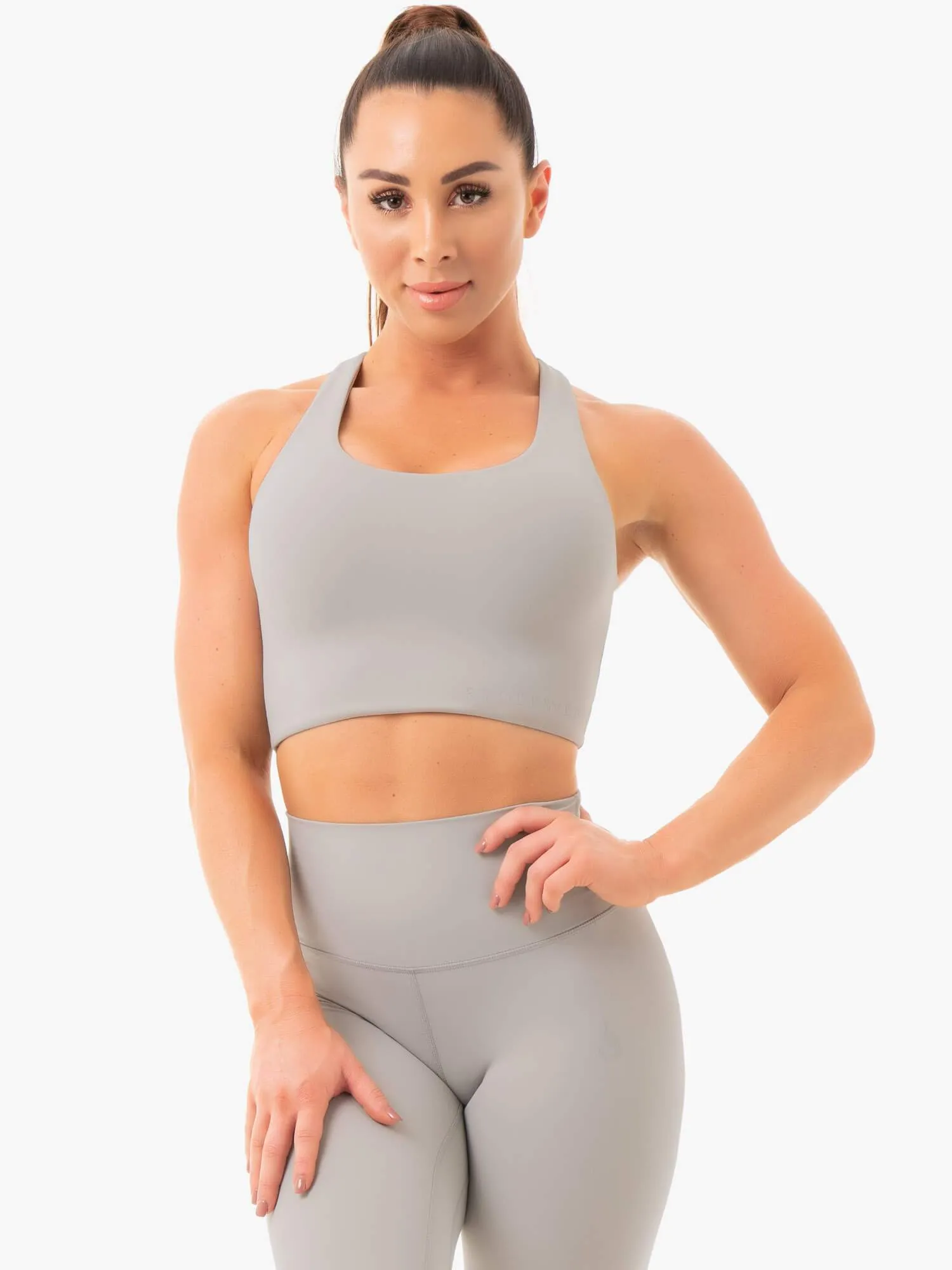 NKD Sports Bra - Grey sold by Ryderwear