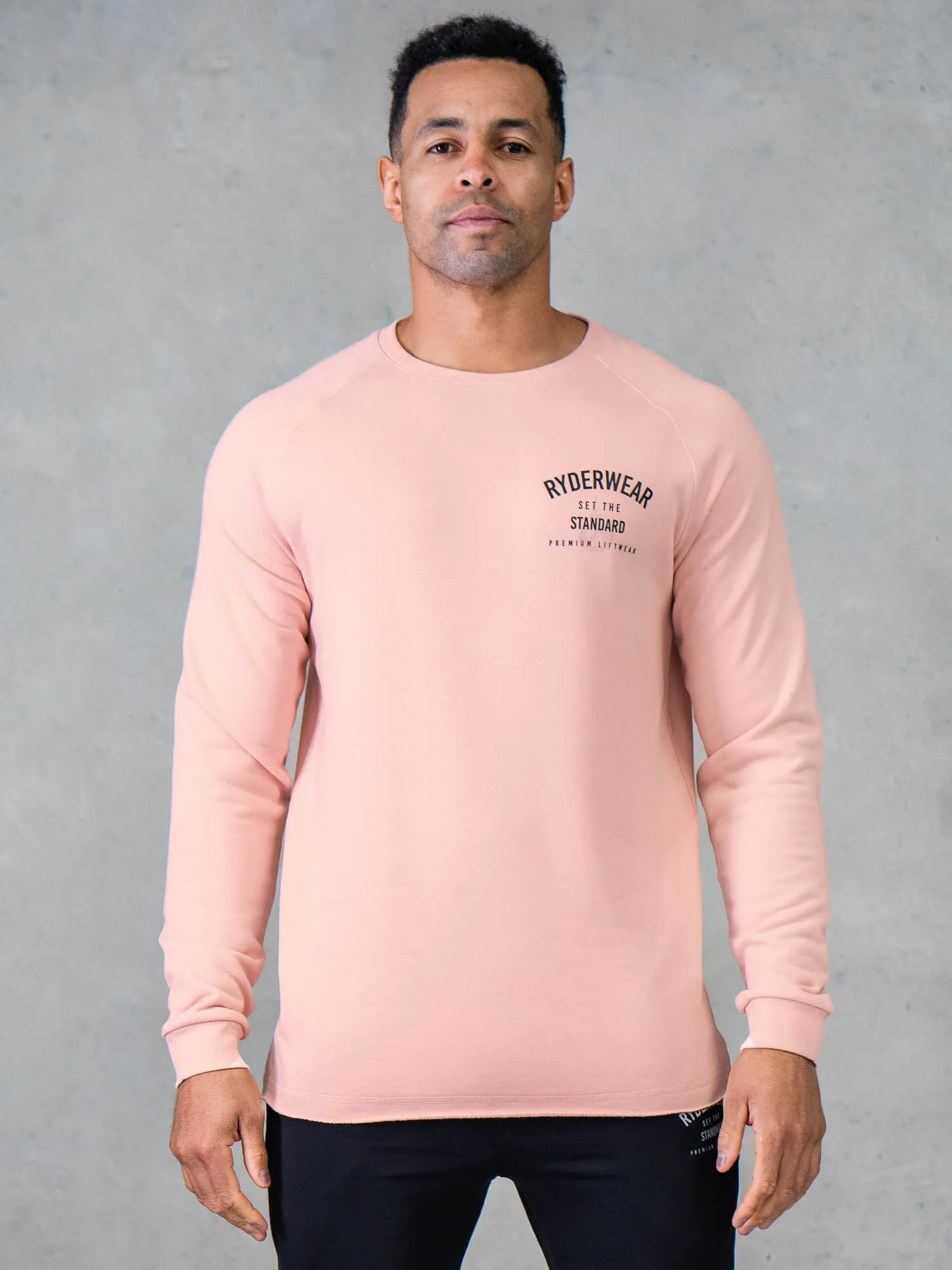 Legacy Crewneck - Faded Pink sold by Ryderwear