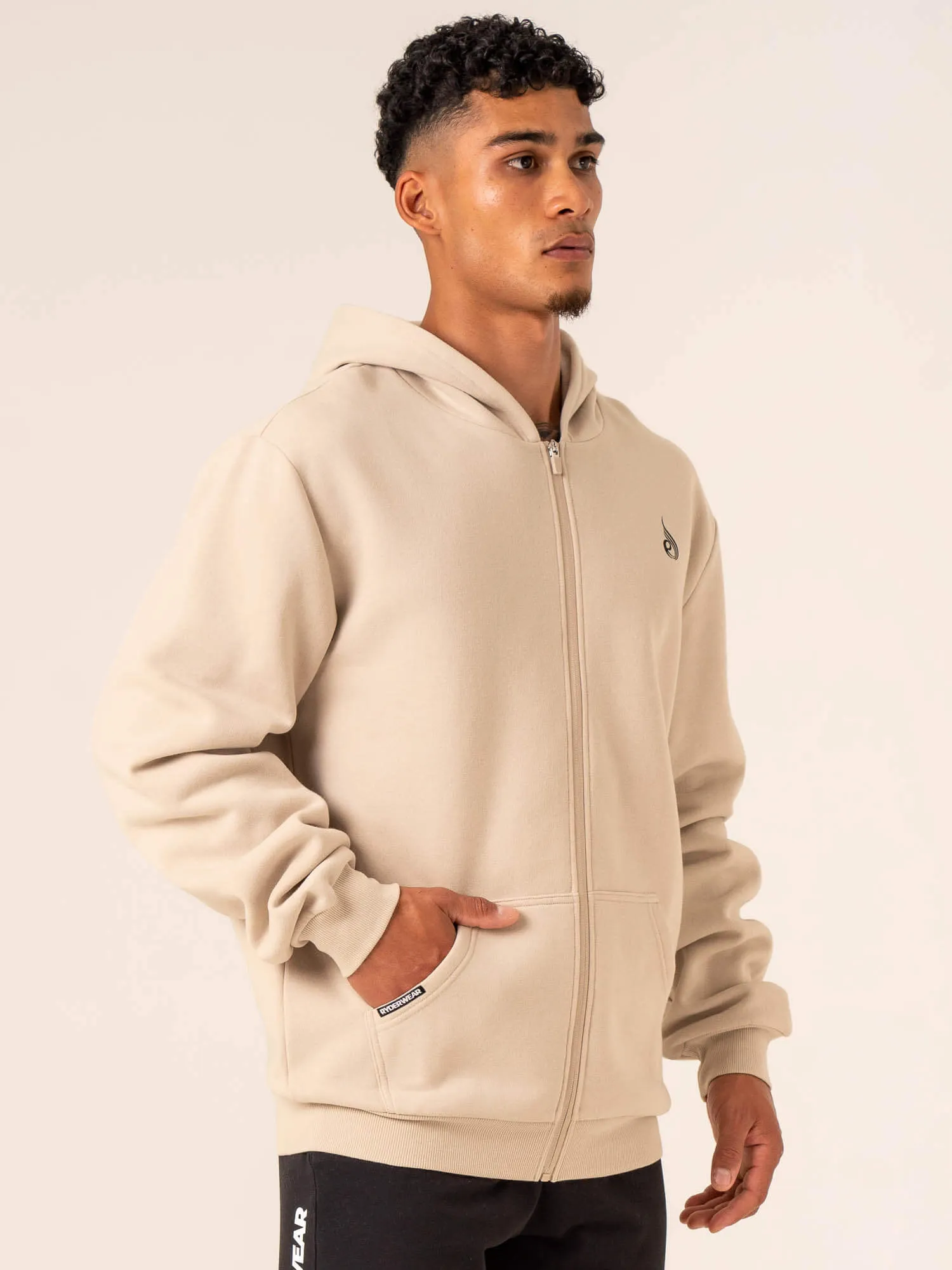 Emerge Track Jacket - Sand sold by Ryderwear product image thumbnail 2