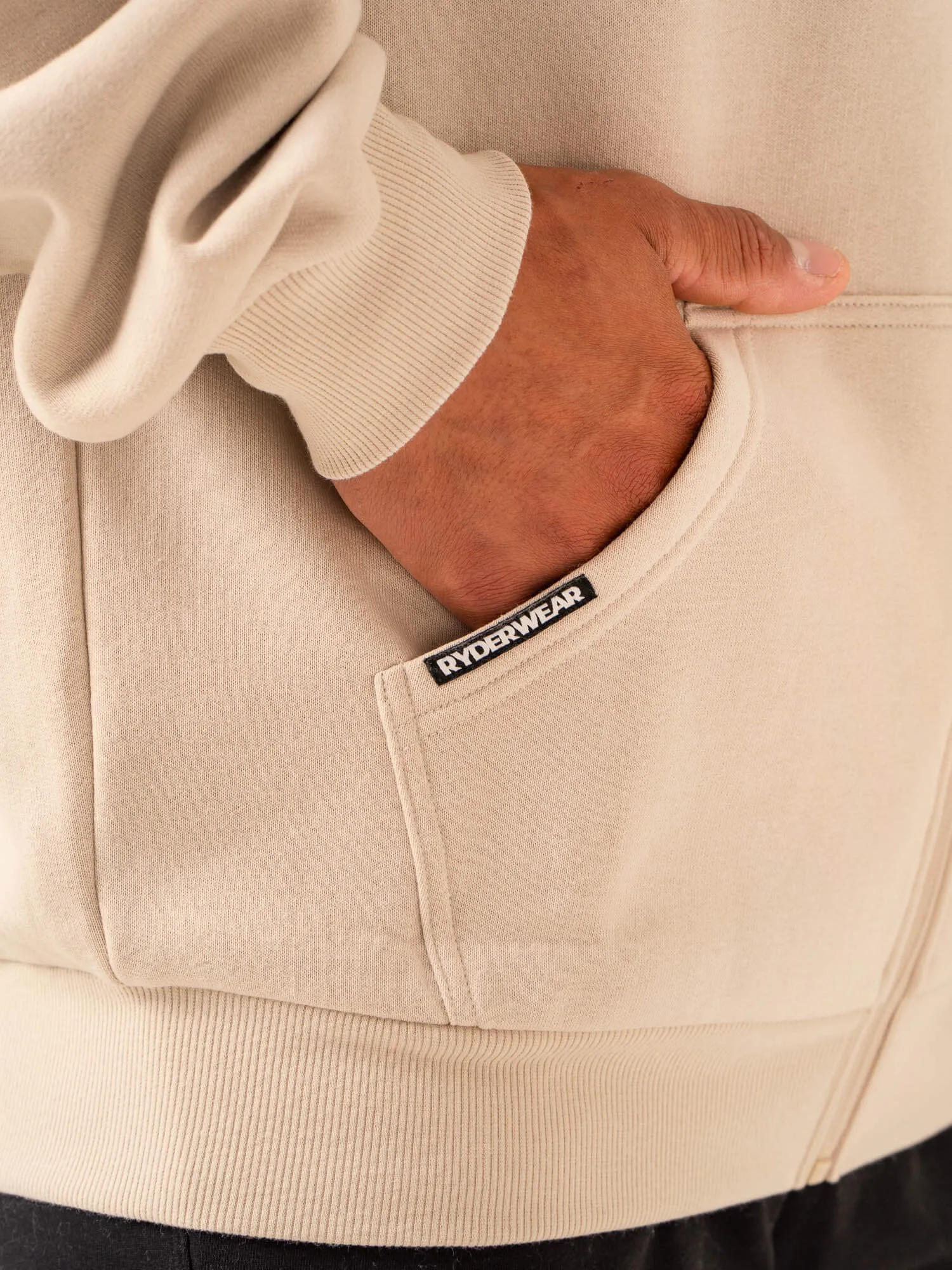 Emerge Track Jacket - Sand sold by Ryderwear product image thumbnail 4