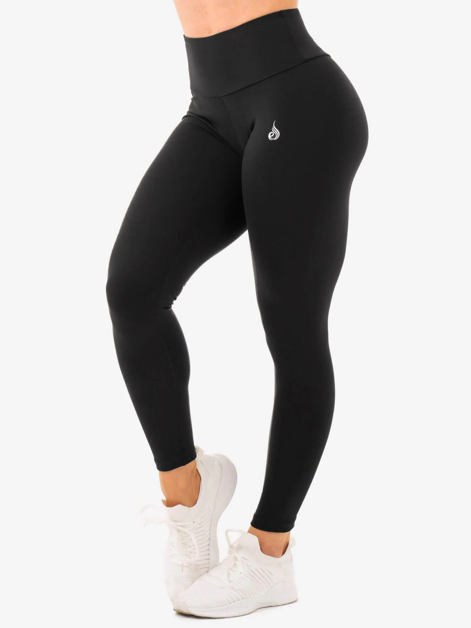 Staples High Waisted Leggings - Black sold by Ryderwear product image thumbnail 3