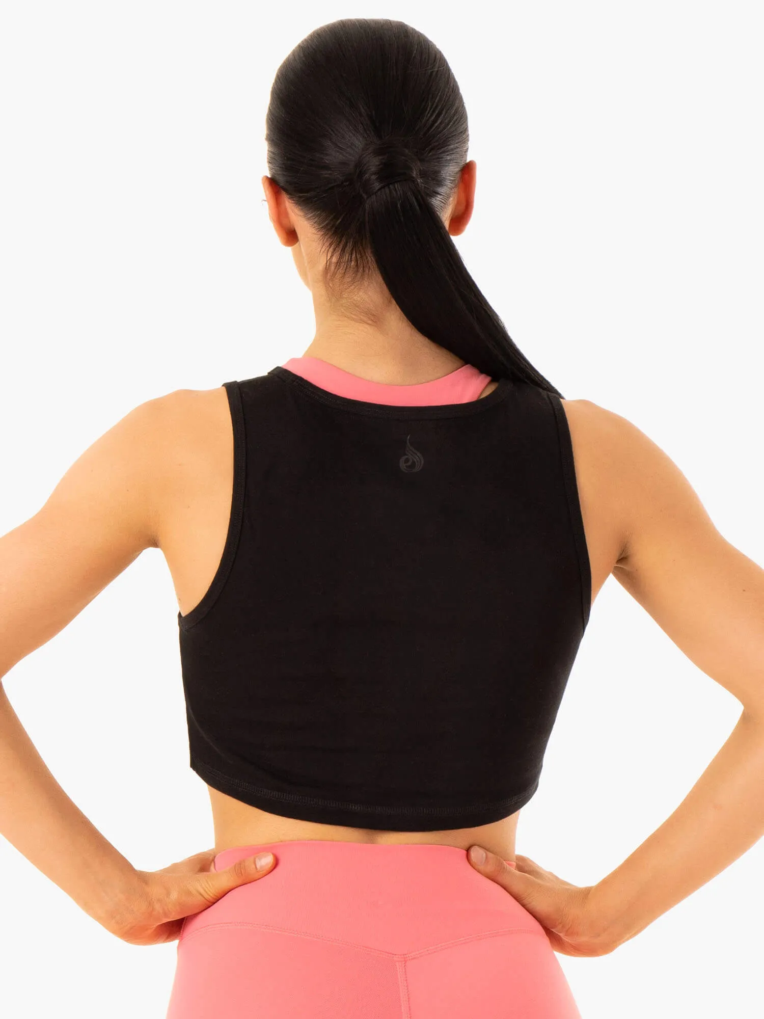 Replay Cross Over Tank - Black sold by Ryderwear product image thumbnail 2