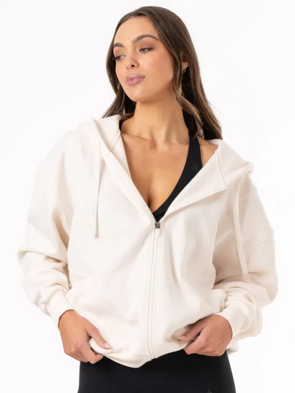 Unisex Track Jacket - Off White sold by Ryderwear