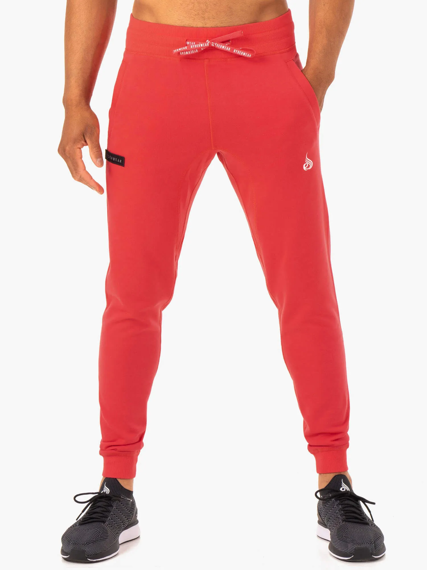 Recharge Tapered Track Pant - Red sold by Ryderwear