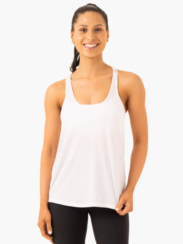 Elevate Singlet - White sold by Ryderwear