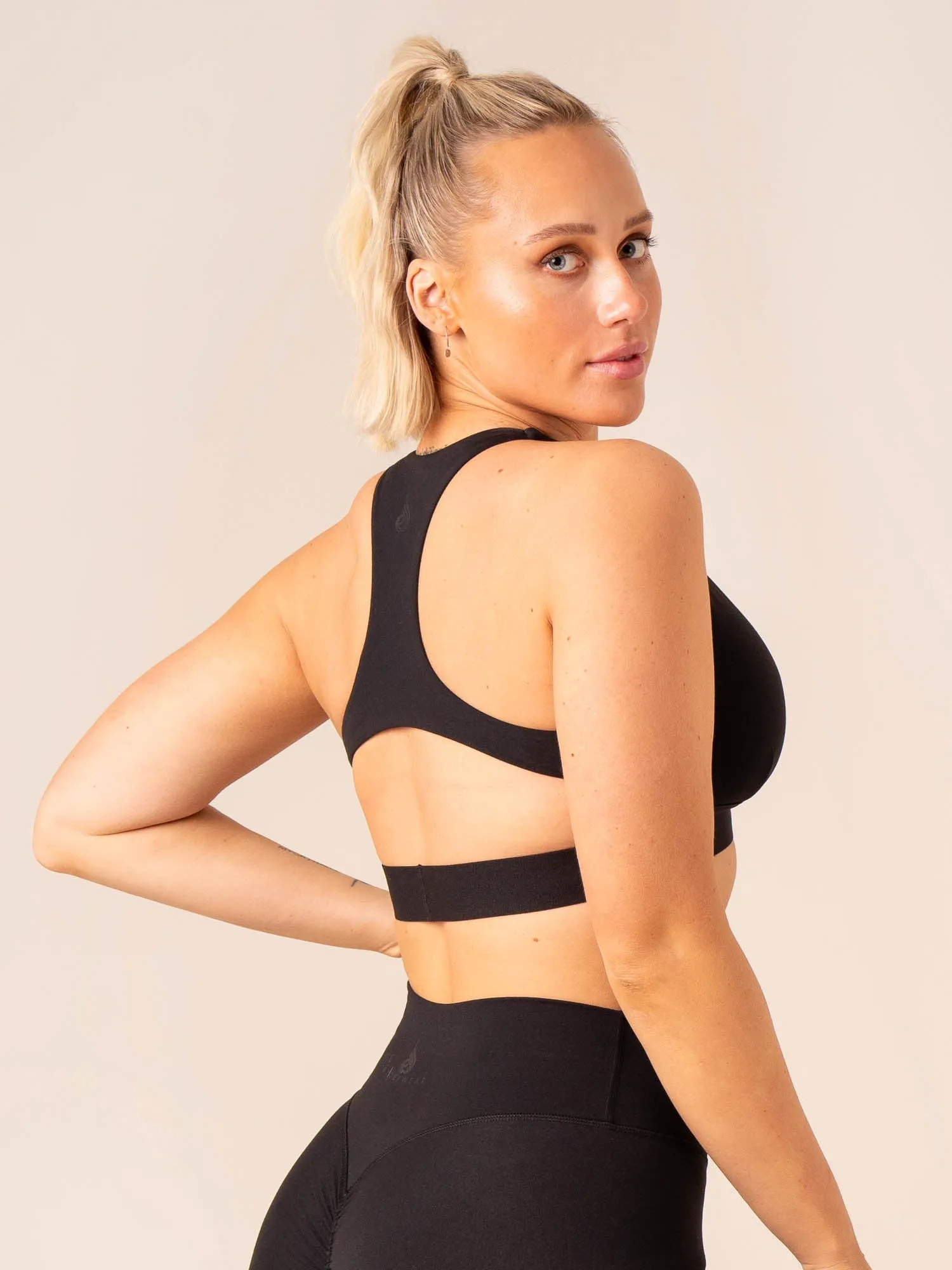 Prime Sports Bra - Black sold by Ryderwear product image thumbnail 3