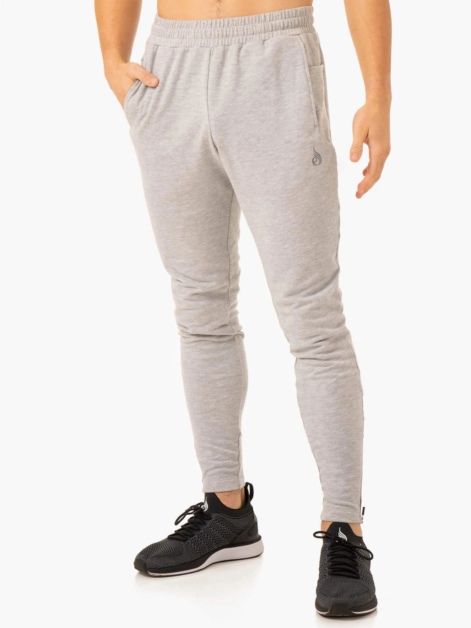 Pursuit Track Pants - Light Grey Marl sold by Ryderwear