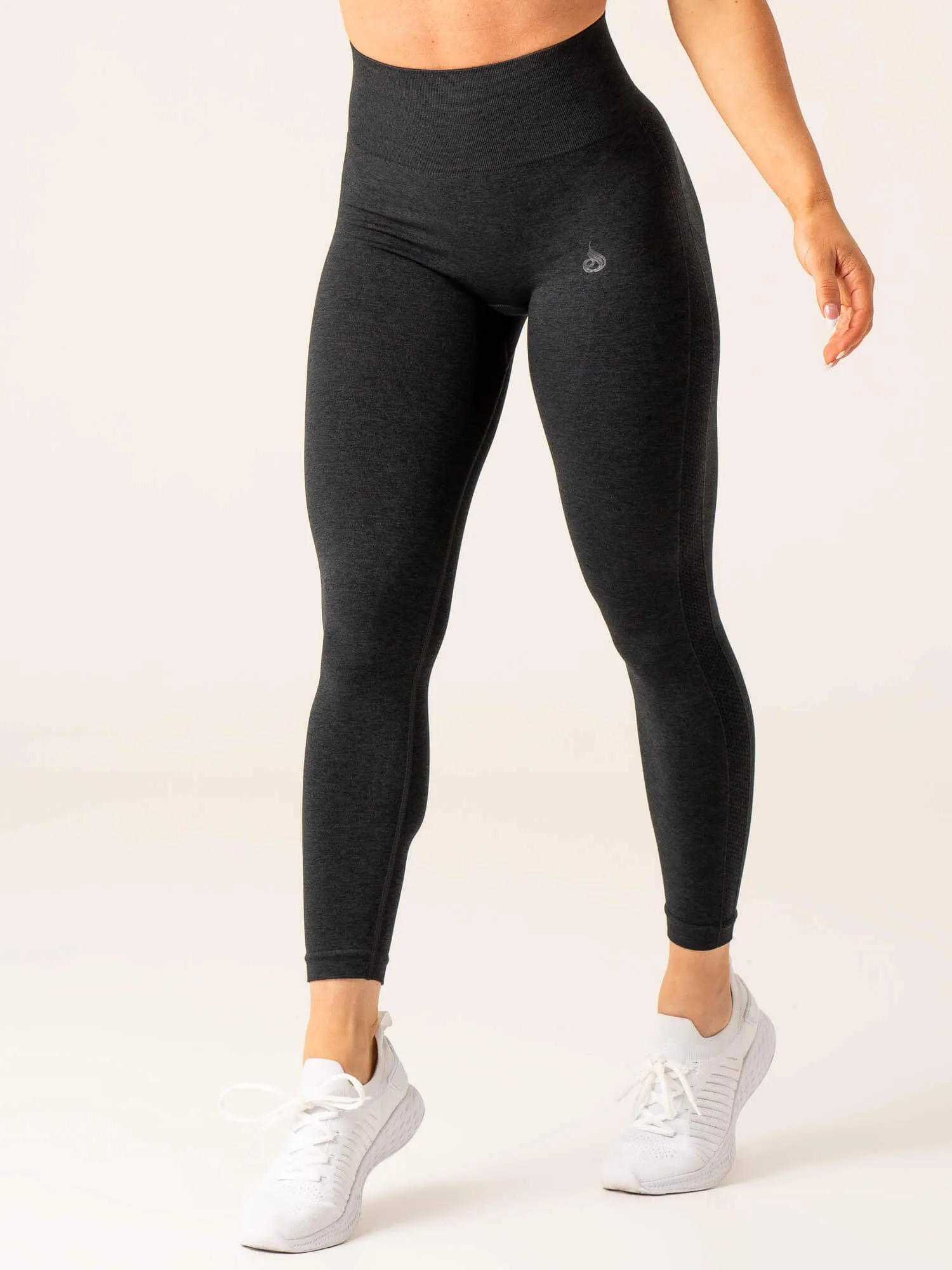 Evolve Seamless Leggings - Black Marl sold by Ryderwear product image thumbnail 3