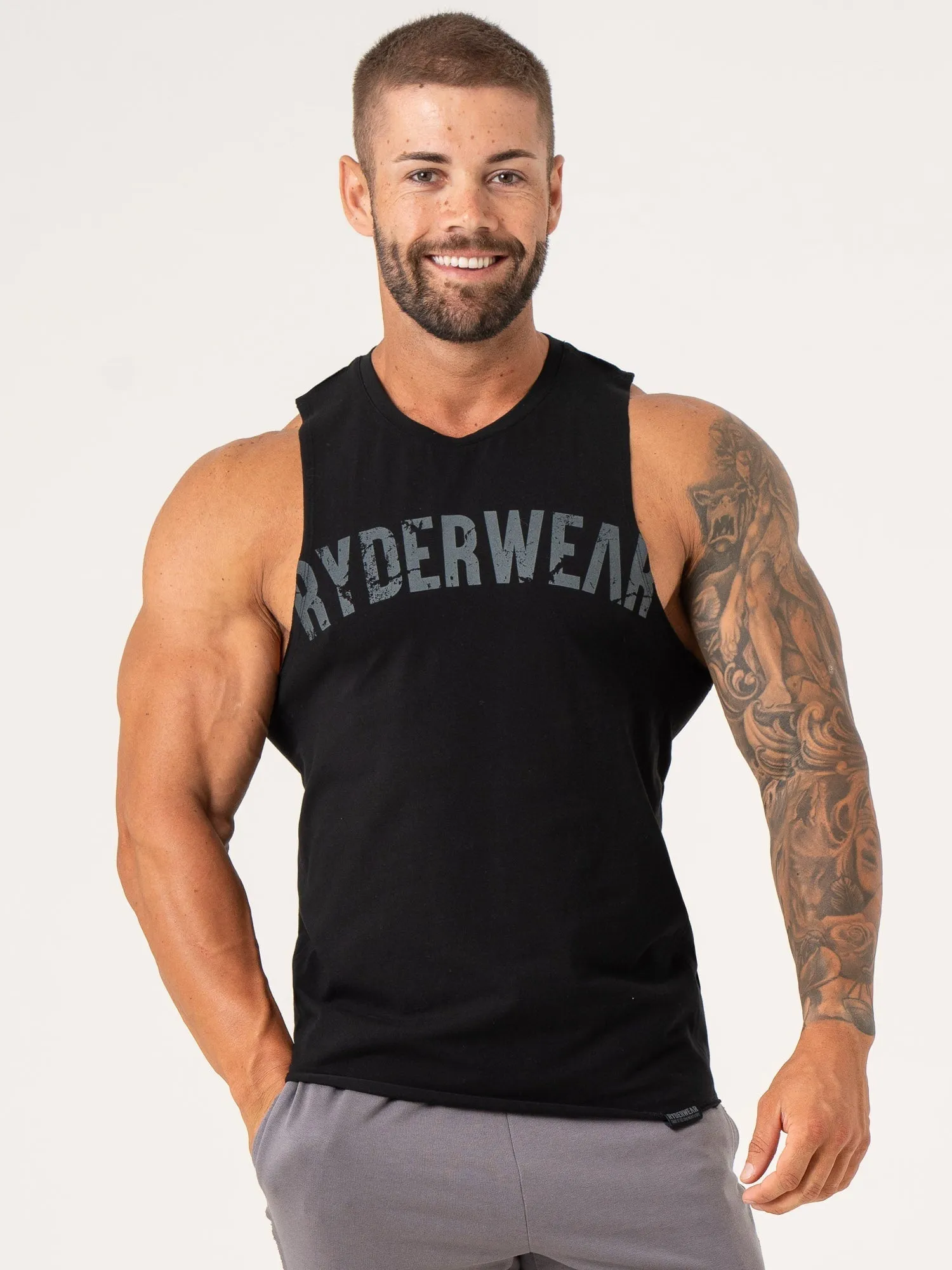 Force Tank - Black sold by Ryderwear