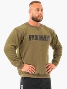 Ease Fleece Pullover - Khaki sold by Ryderwear