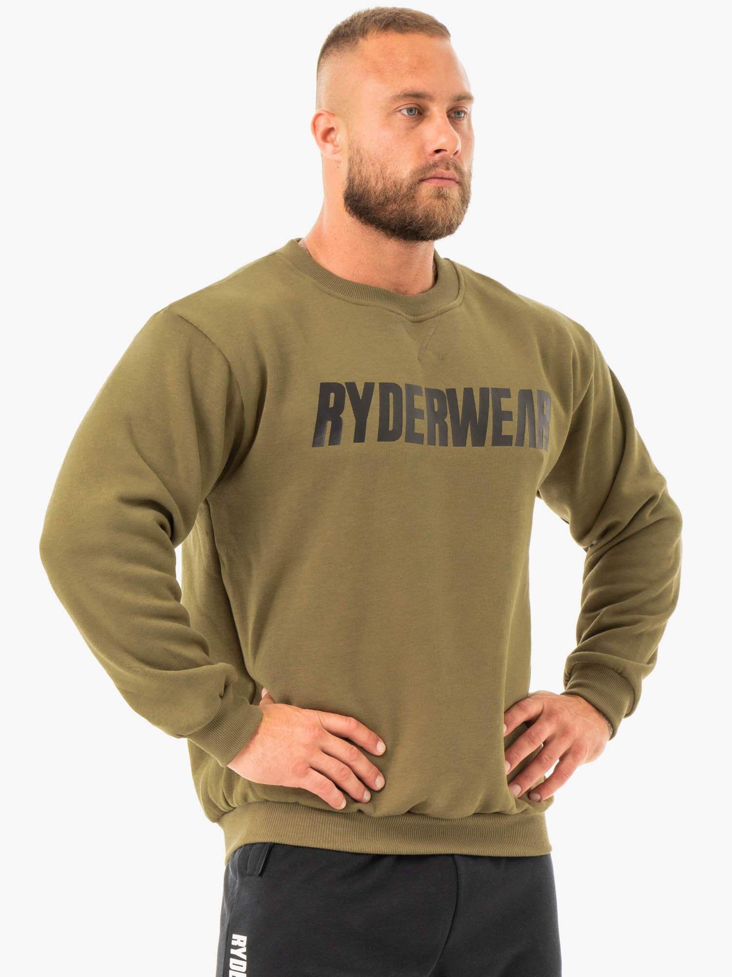 Ease Fleece Pullover - Khaki sold by Ryderwear product image thumbnail 4