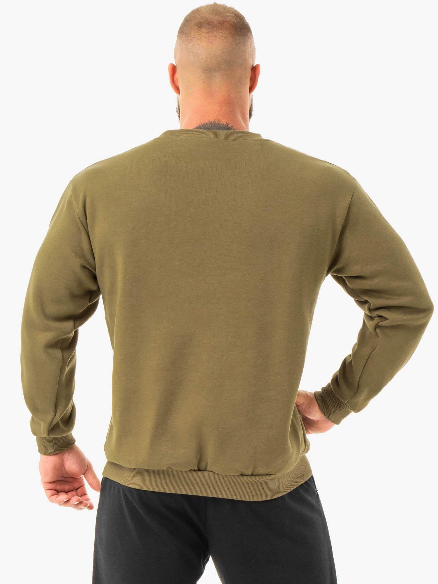 Ease Fleece Pullover - Khaki sold by Ryderwear product image thumbnail 2