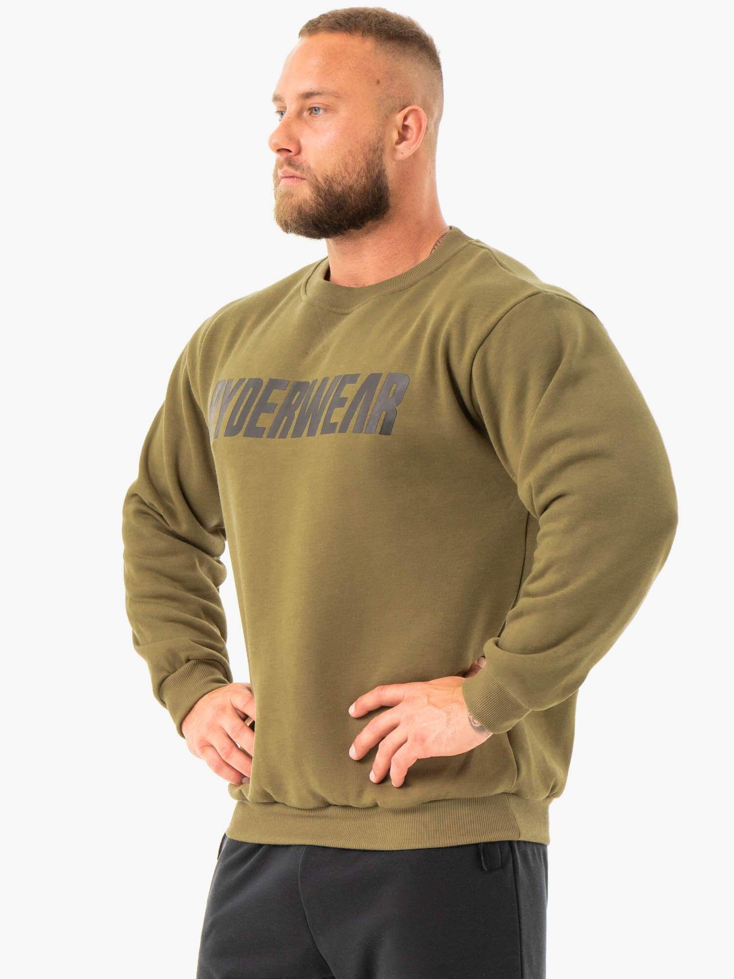 Ease Fleece Pullover - Khaki sold by Ryderwear product image thumbnail 3