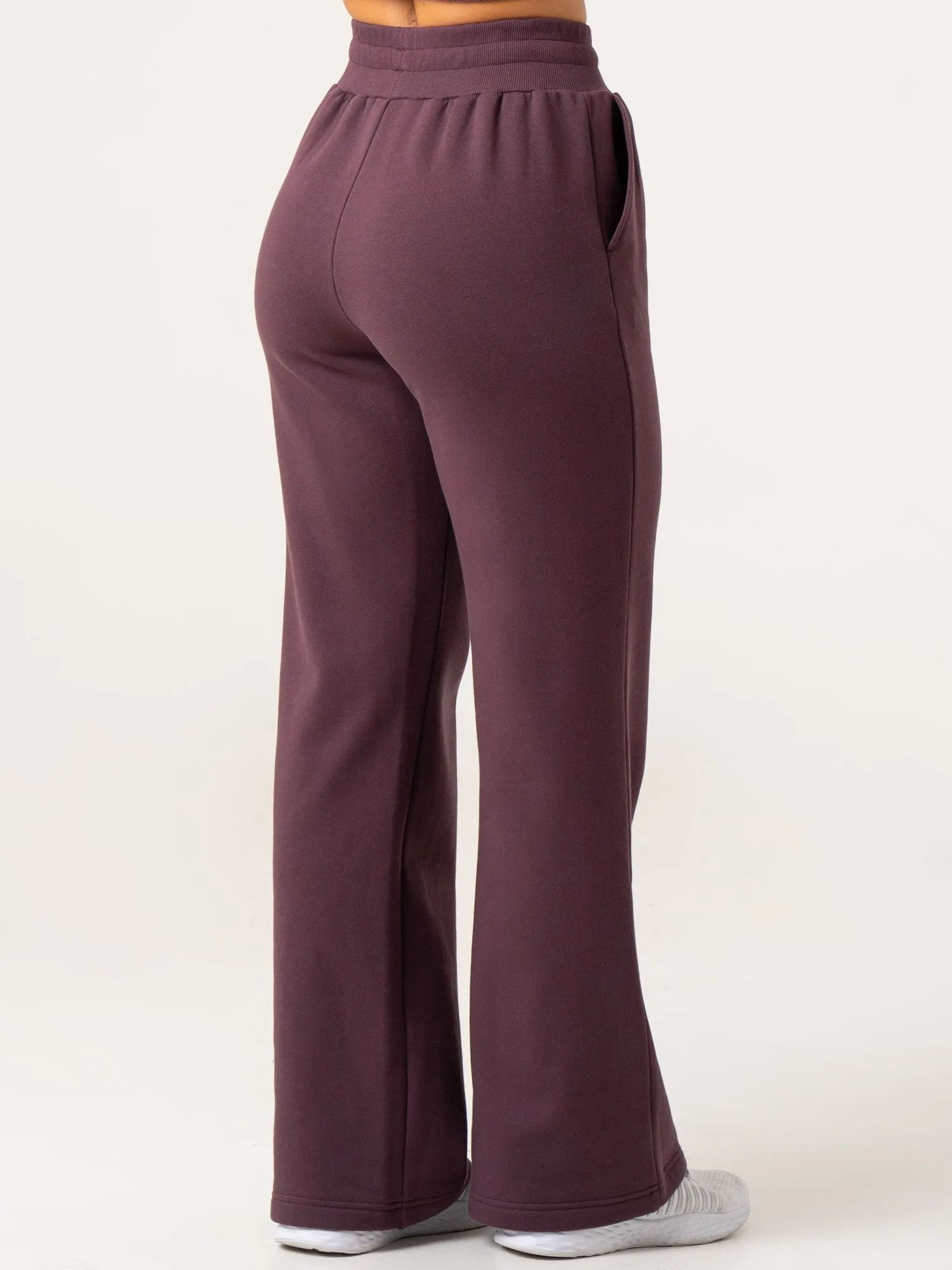 Wide Leg Track Pants - Plum sold by Ryderwear product image thumbnail 2