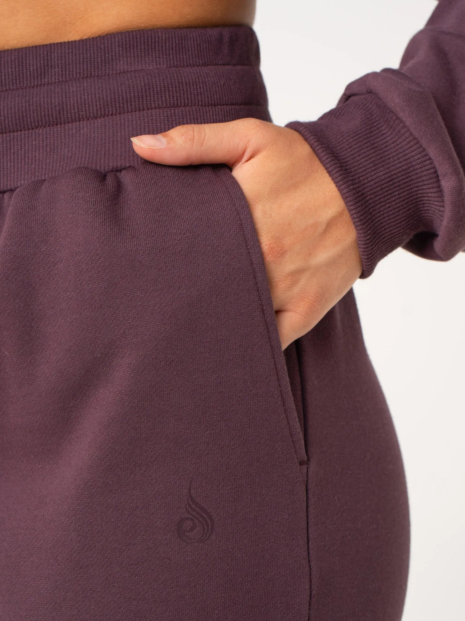 Wide Leg Track Pants - Plum sold by Ryderwear product image thumbnail 3