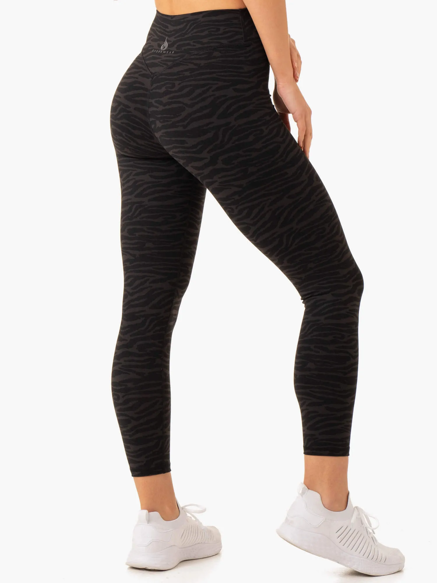 Transform High Waisted Leggings - Black Zebra sold by Ryderwear