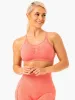 Sculpt Seamless Sports Bra - Peach Marl sold by Ryderwear