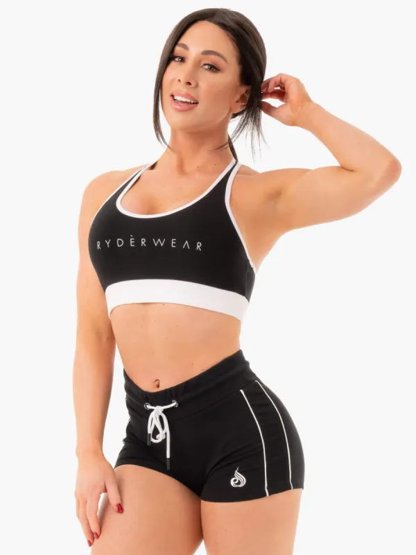 Track Sports Bra - Black sold by Ryderwear