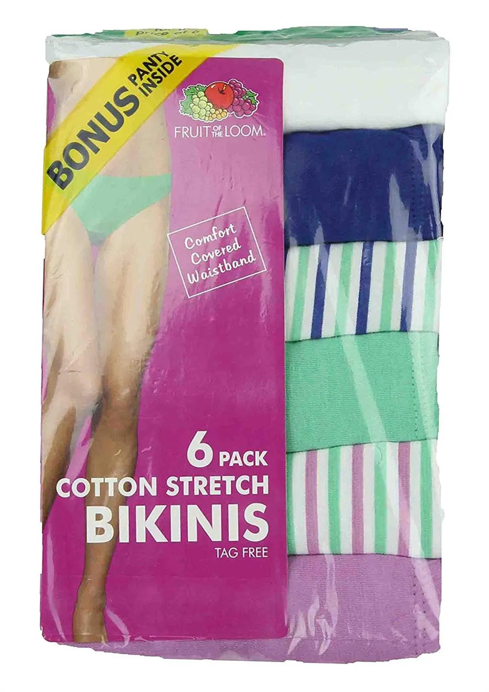 Fruit of the Loom Womens 6 Pack Assorted Panties sold by S&D product image thumbnail 5