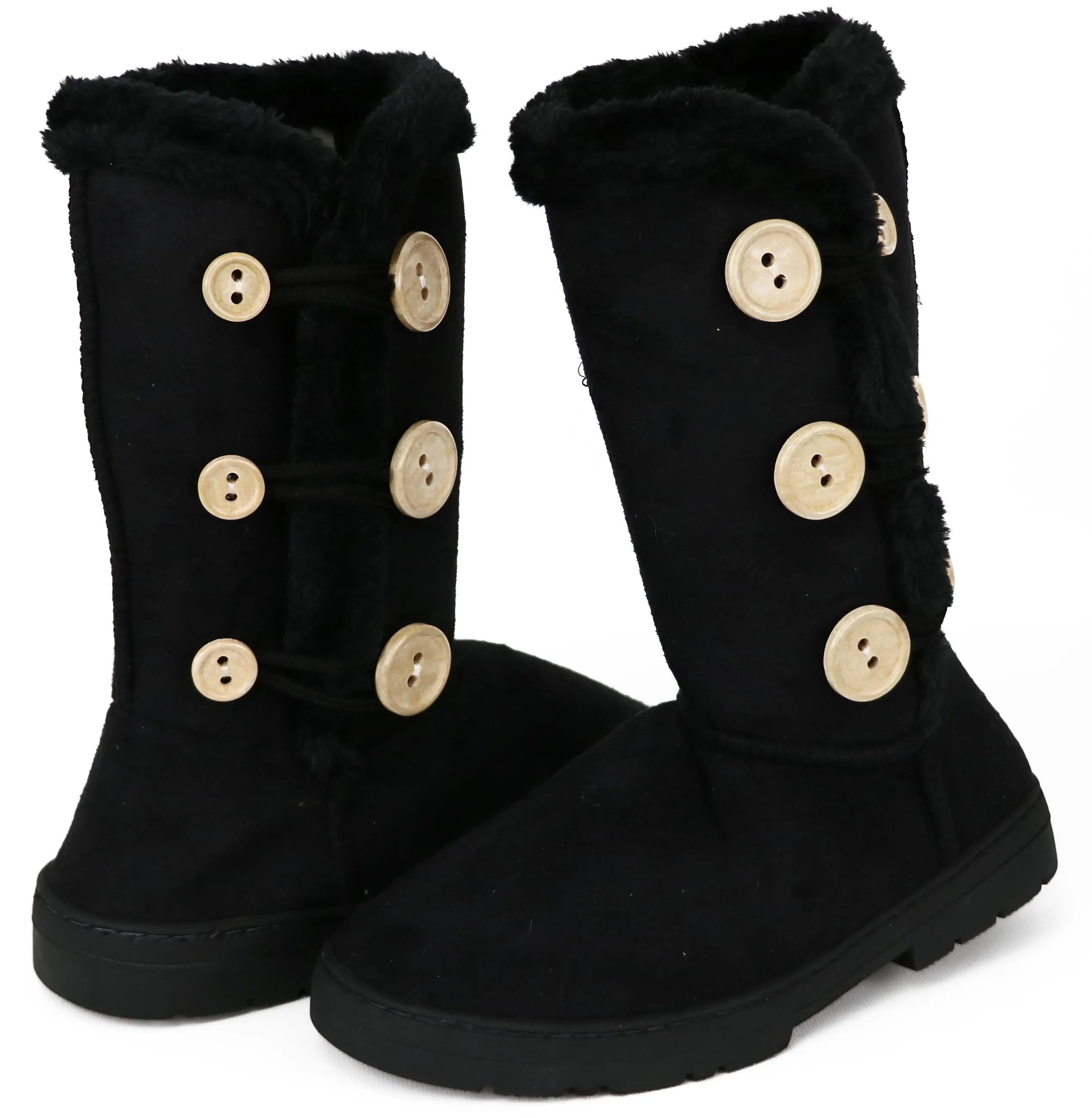 Chatz Womens Microsuede Button Boots sold by S&D product image thumbnail 5