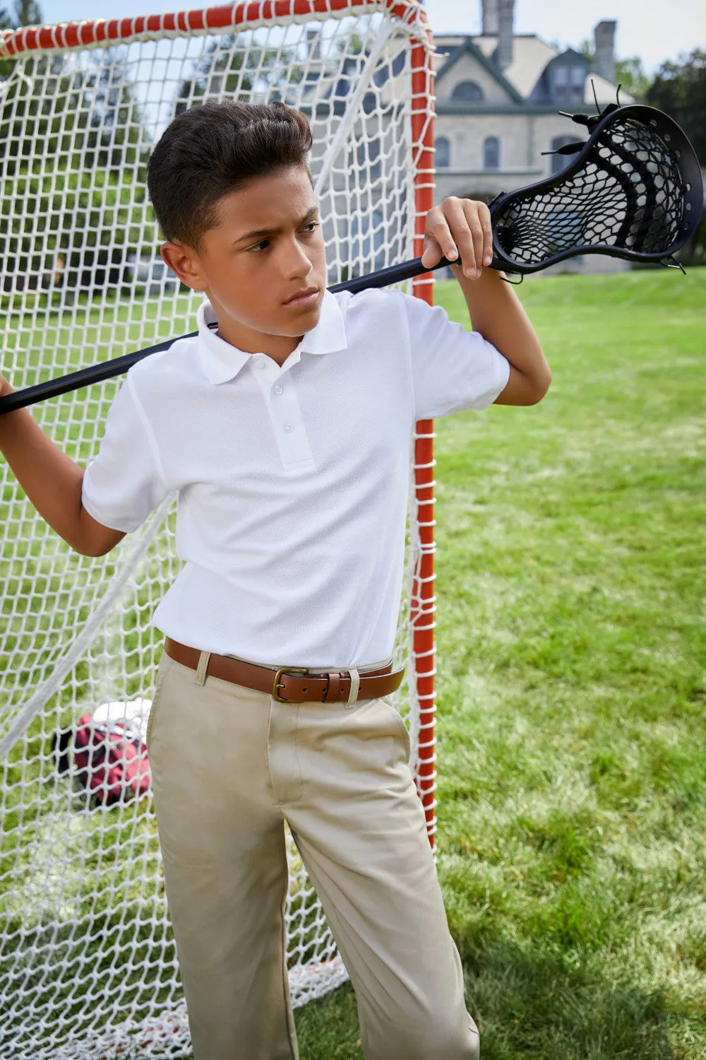 French Toast Boys 4-20 Short-Sleeve Pique Polo sold by S&D product image thumbnail 2