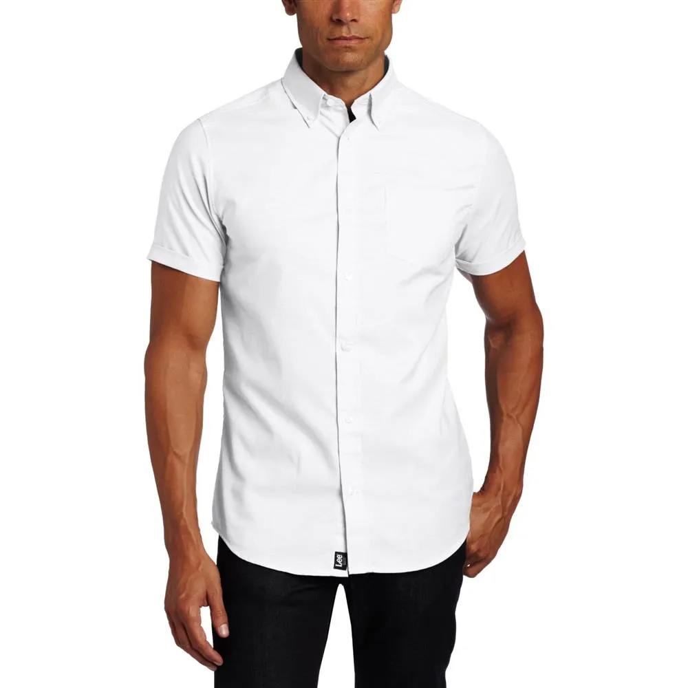 Lee Uniforms Mens Short-Sleeve Oxford Shirt sold by S&D