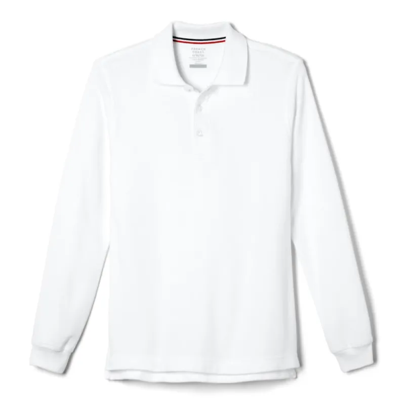 French Toast Boys 2T-4T Long Sleeve Pique Polo sold by S&D