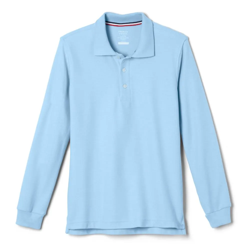 French Toast Boys 2T-4T Long Sleeve Pique Polo sold by S&D product image thumbnail 3