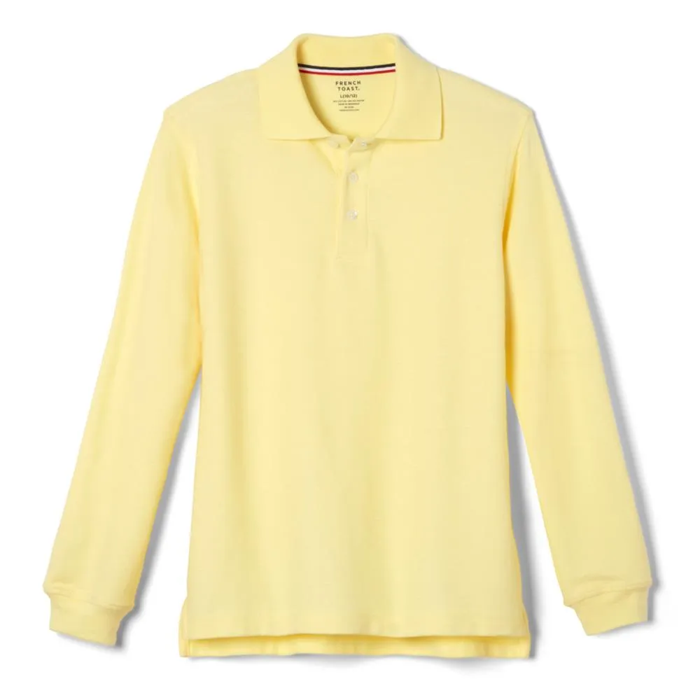 French Toast Boys 2T-4T Long Sleeve Pique Polo sold by S&D product image thumbnail 5