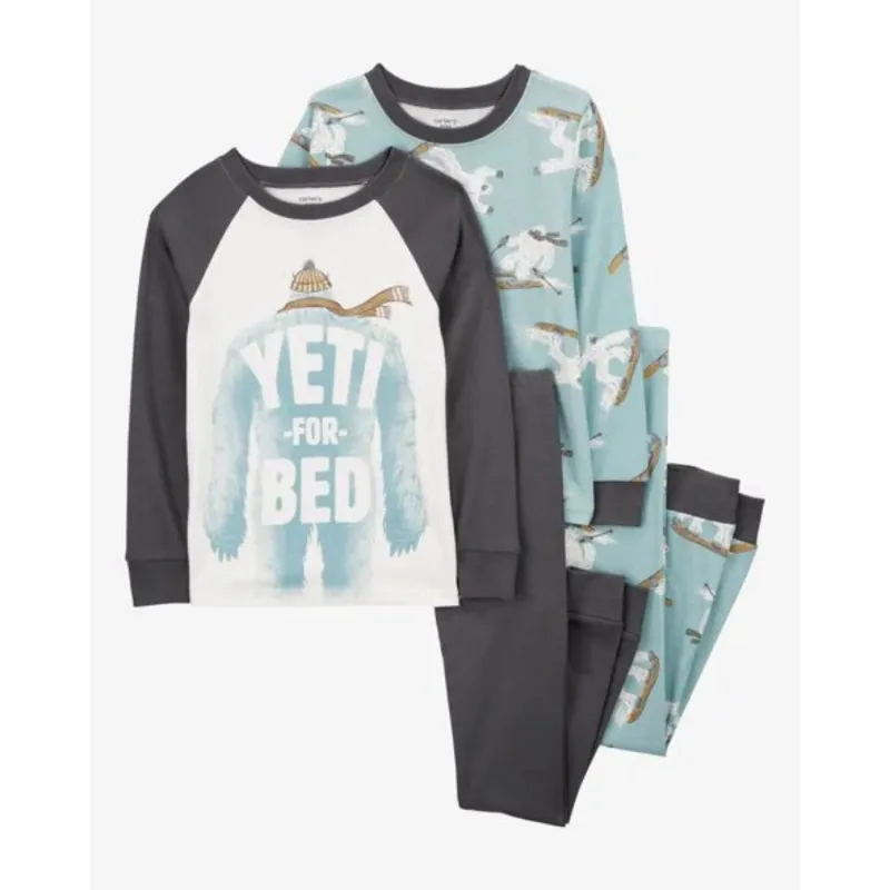 Carters Boys 4-Piece Big Foot 100% Snug Fit Cotton Pajamas sold by S&D