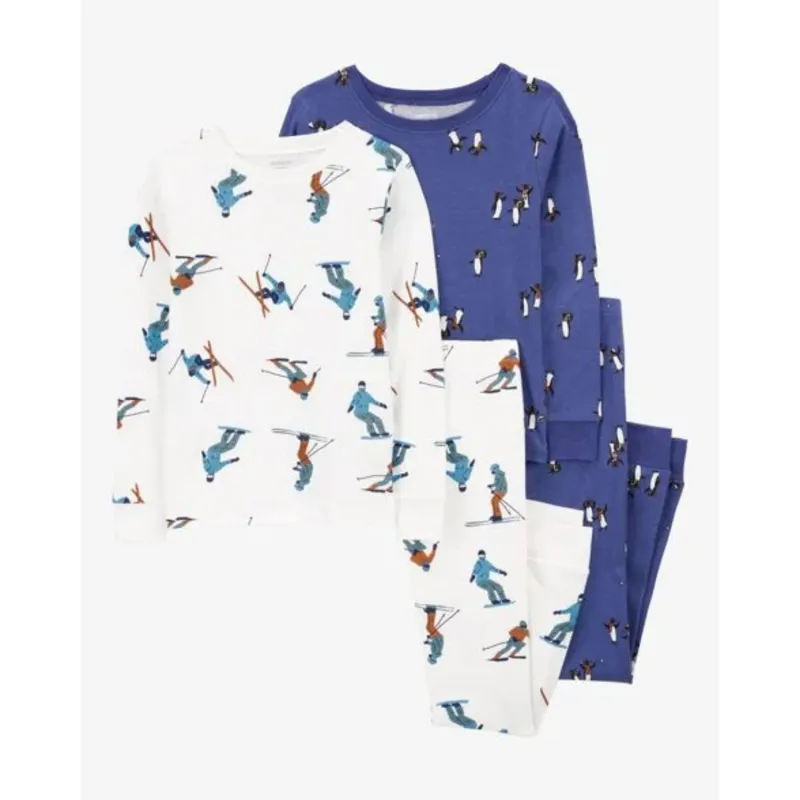 Carters Boys 4-Piece Ski/Penguin 100% Snug Fit Cotton Pajamas sold by S&D