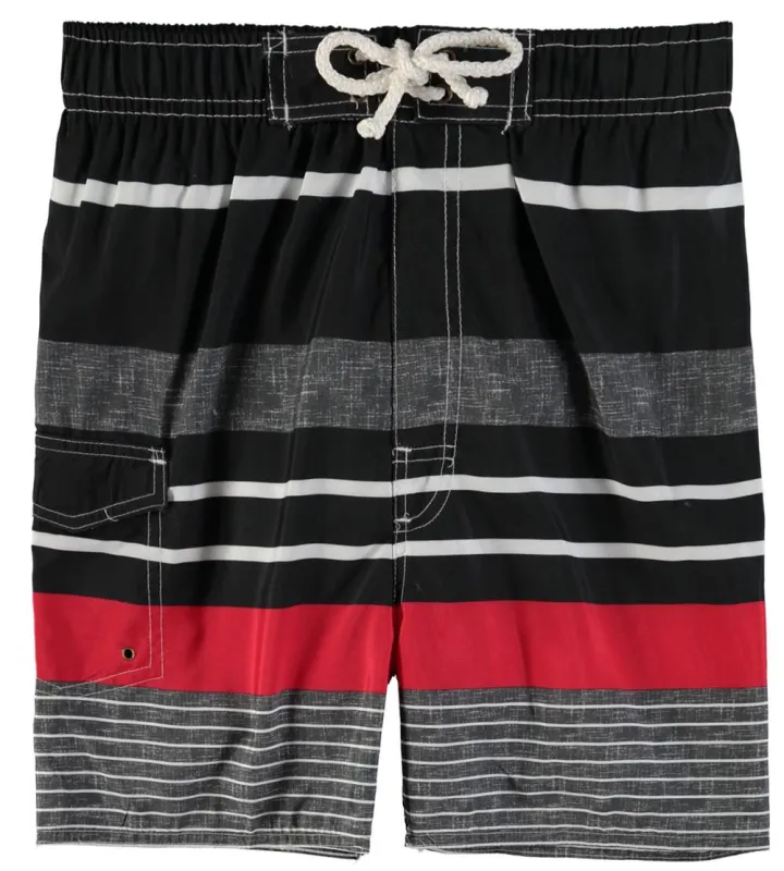 Quad Seven Boys 8-20 Stripe Swim Trunk sold by S&D