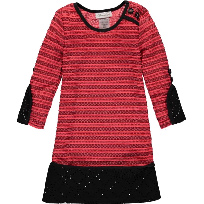 Bonnie Jean Girls 4-6X Knit Shift Dress sold by S&D