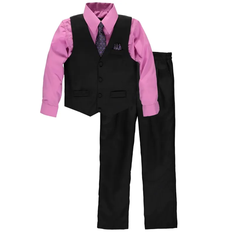 Vittorino Boys 4-7 4-Piece Suit Vest Set sold by S&D