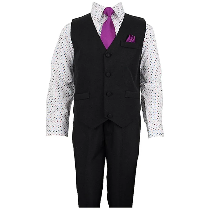 Vittorino Boys 2T-16 4 Piece Suit Set sold by S&D