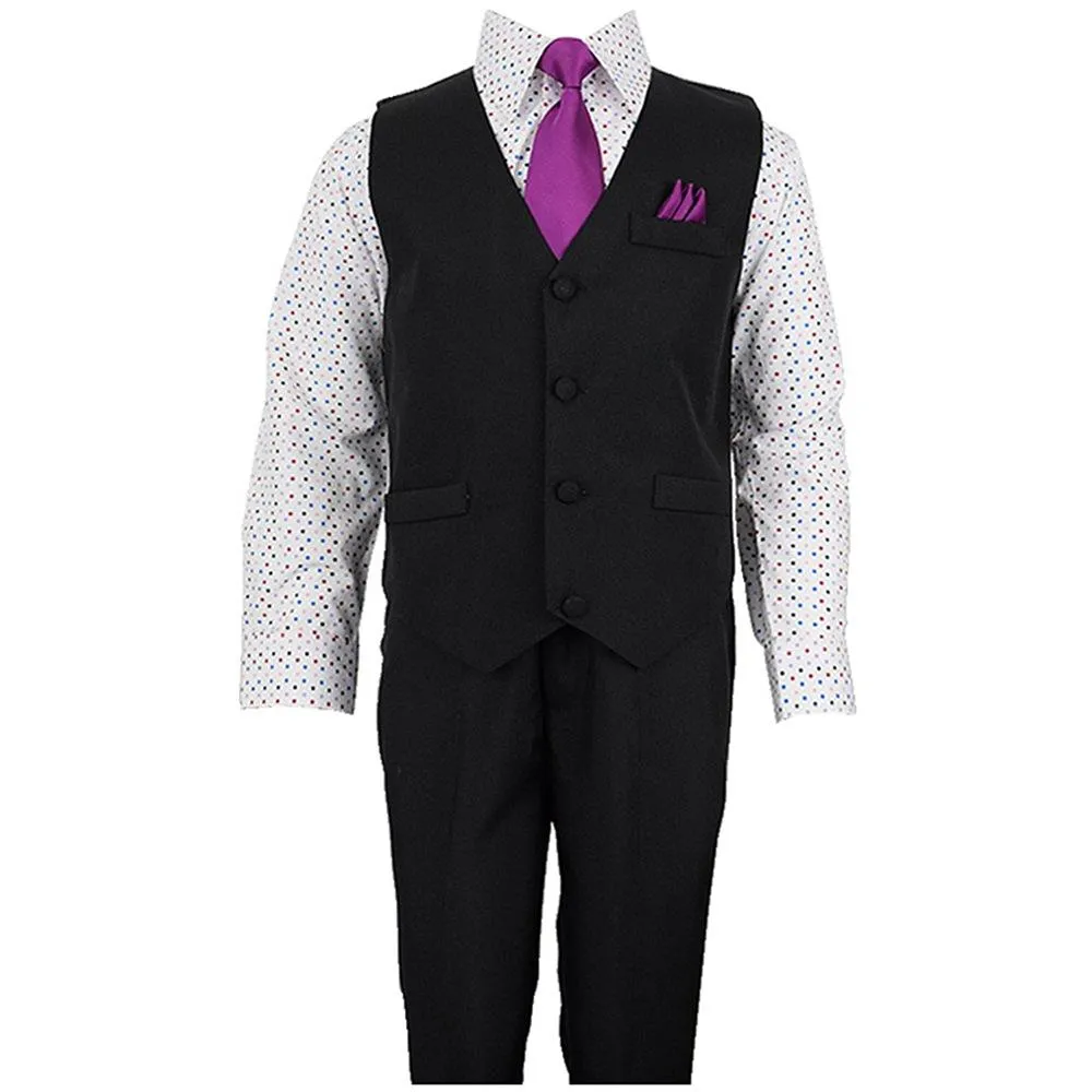Vittorino Boys 2T-16 4 Piece Suit Set sold by S&D